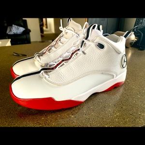 Jordan Jumpman Pro Quick - White, Black, Gym Red